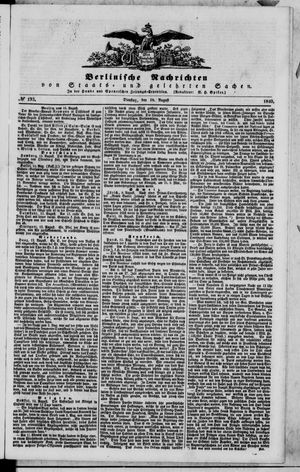 Berlinische Nachrichten von Staats- und gelehrten Sachen vom 18.08.1840