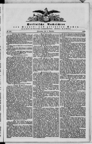 Berlinische Nachrichten von Staats- und gelehrten Sachen vom 03.09.1840