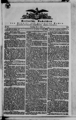 Berlinische Nachrichten von Staats- und gelehrten Sachen on Oct 1, 1840