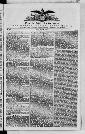 Berlinische Nachrichten von Staats- und gelehrten Sachen vom 23.10.1840