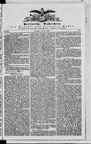 Berlinische Nachrichten von Staats- und gelehrten Sachen on Oct 29, 1840