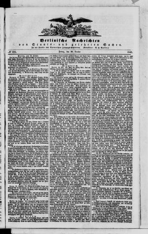 Berlinische Nachrichten von Staats- und gelehrten Sachen on Oct 30, 1840