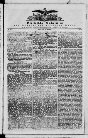 Berlinische Nachrichten von Staats- und gelehrten Sachen vom 06.11.1840