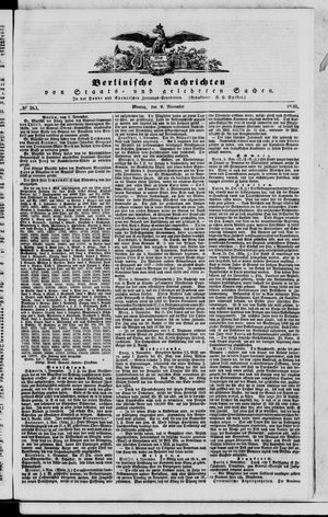 Berlinische Nachrichten von Staats- und gelehrten Sachen vom 09.11.1840