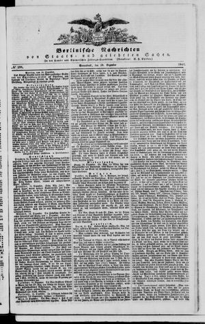 Berlinische Nachrichten von Staats- und gelehrten Sachen on Dec 19, 1840
