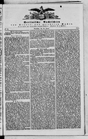 Berlinische Nachrichten von Staats- und gelehrten Sachen vom 28.01.1841