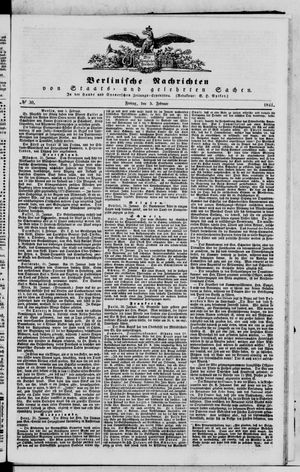 Berlinische Nachrichten von Staats- und gelehrten Sachen vom 05.02.1841