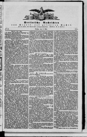 Berlinische Nachrichten von Staats- und gelehrten Sachen vom 09.03.1841