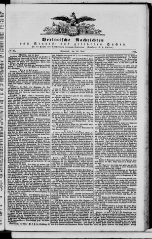 Berlinische Nachrichten von Staats- und gelehrten Sachen vom 24.04.1841