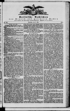 Berlinische Nachrichten von Staats- und gelehrten Sachen vom 06.05.1841