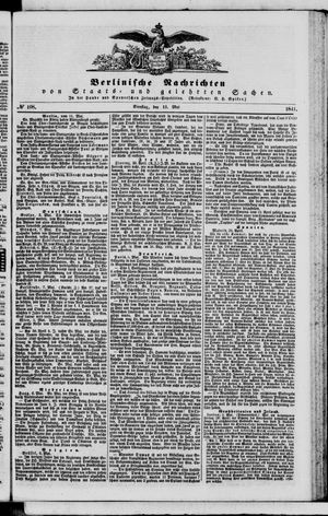Berlinische Nachrichten von Staats- und gelehrten Sachen on May 11, 1841