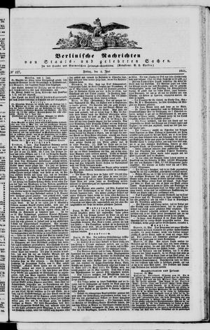 Berlinische Nachrichten von Staats- und gelehrten Sachen vom 04.06.1841