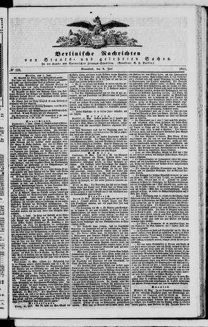 Berlinische Nachrichten von Staats- und gelehrten Sachen on Jun 5, 1841