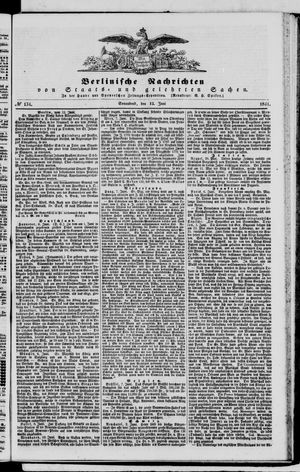 Berlinische Nachrichten von Staats- und gelehrten Sachen vom 12.06.1841