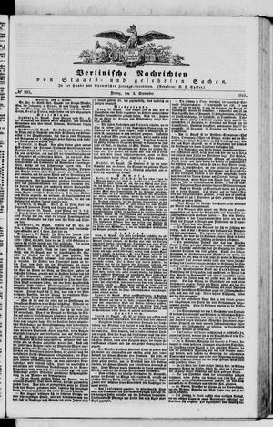 Berlinische Nachrichten von Staats- und gelehrten Sachen vom 03.09.1841