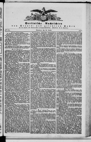 Berlinische Nachrichten von Staats- und gelehrten Sachen vom 30.10.1841