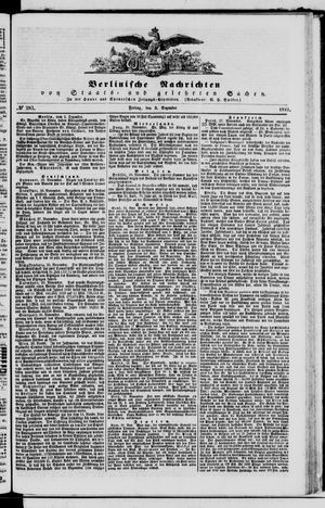 Berlinische Nachrichten von Staats- und gelehrten Sachen on Dec 3, 1841