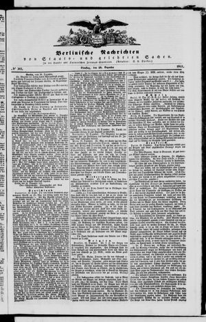 Berlinische Nachrichten von Staats- und gelehrten Sachen vom 28.12.1841