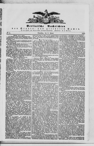Berlinische Nachrichten von Staats- und gelehrten Sachen on Jan 6, 1842