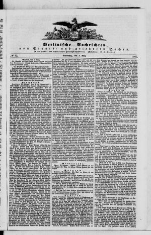 Berlinische Nachrichten von Staats- und gelehrten Sachen vom 03.03.1842