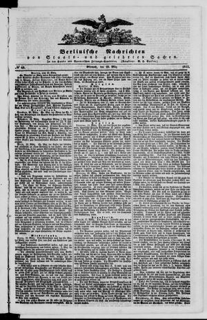 Berlinische Nachrichten von Staats- und gelehrten Sachen vom 23.03.1842