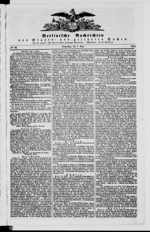 Berlinische Nachrichten von Staats- und gelehrten Sachen vom 07.04.1842
