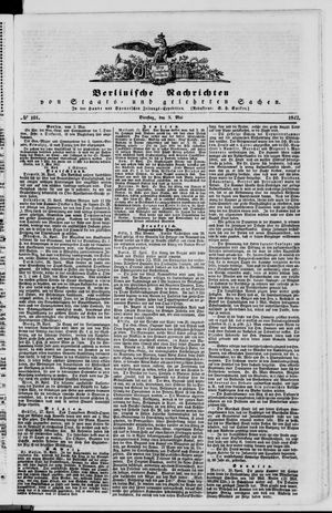 Berlinische Nachrichten von Staats- und gelehrten Sachen vom 03.05.1842