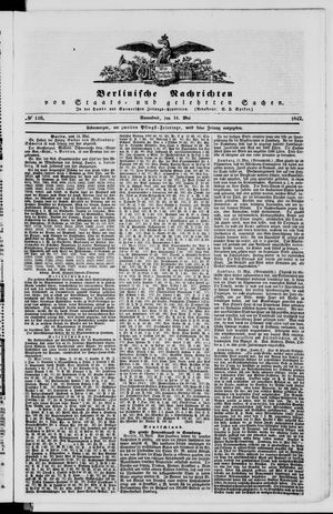Berlinische Nachrichten von Staats- und gelehrten Sachen vom 14.05.1842