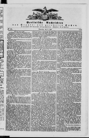 Berlinische Nachrichten von Staats- und gelehrten Sachen vom 02.06.1842