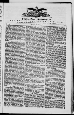 Berlinische Nachrichten von Staats- und gelehrten Sachen vom 04.08.1842