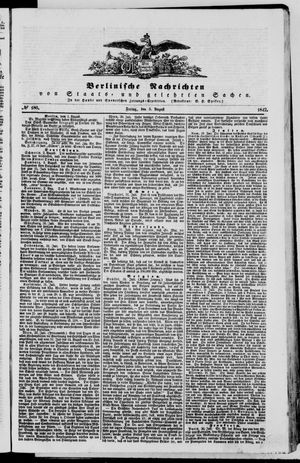 Berlinische Nachrichten von Staats- und gelehrten Sachen vom 05.08.1842