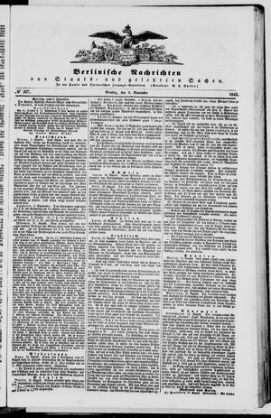 Berlinische Nachrichten von Staats- und gelehrten Sachen vom 06.09.1842