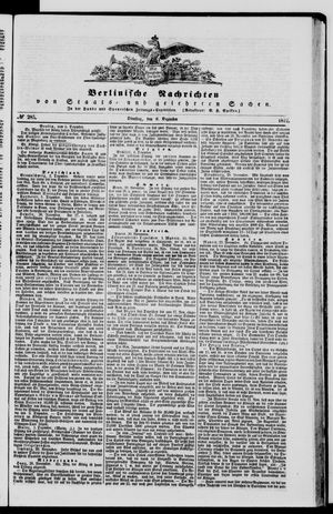 Berlinische Nachrichten von Staats- und gelehrten Sachen vom 06.12.1842