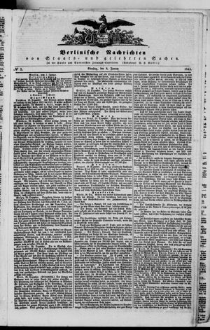 Berlinische Nachrichten von Staats- und gelehrten Sachen vom 03.01.1843