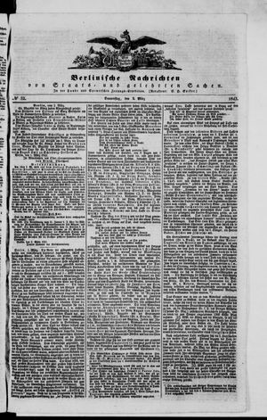 Berlinische Nachrichten von Staats- und gelehrten Sachen vom 02.03.1843