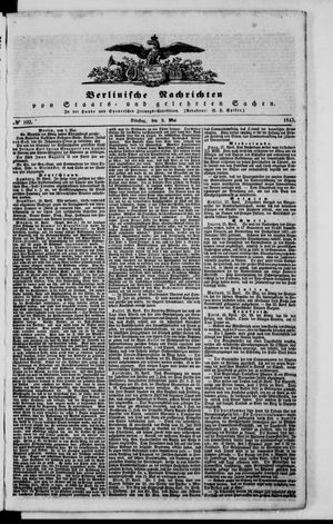 Berlinische Nachrichten von Staats- und gelehrten Sachen vom 02.05.1843