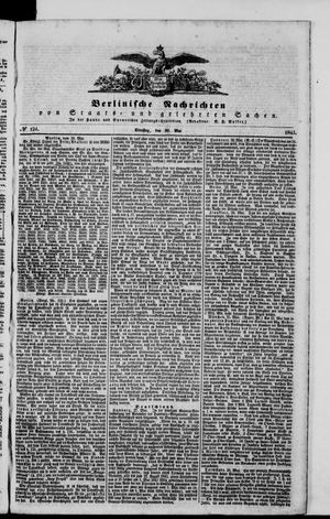 Berlinische Nachrichten von Staats- und gelehrten Sachen vom 30.05.1843