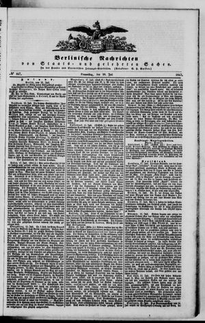 Berlinische Nachrichten von Staats- und gelehrten Sachen vom 20.07.1843