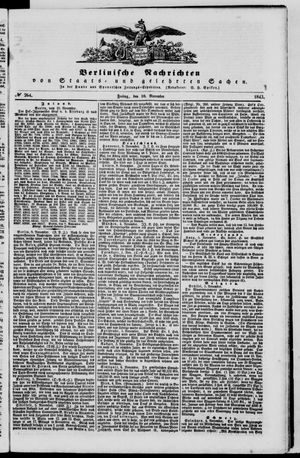 Berlinische Nachrichten von Staats- und gelehrten Sachen on Nov 10, 1843
