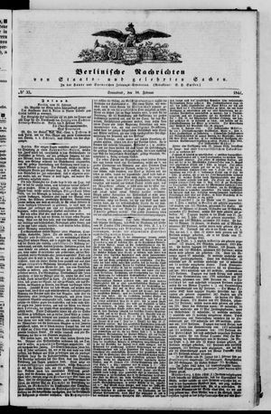 Berlinische Nachrichten von Staats- und gelehrten Sachen vom 10.02.1844
