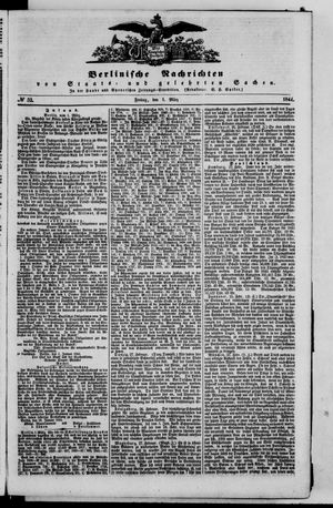 Berlinische Nachrichten von Staats- und gelehrten Sachen vom 01.03.1844