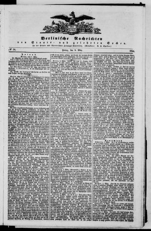Berlinische Nachrichten von Staats- und gelehrten Sachen vom 08.03.1844