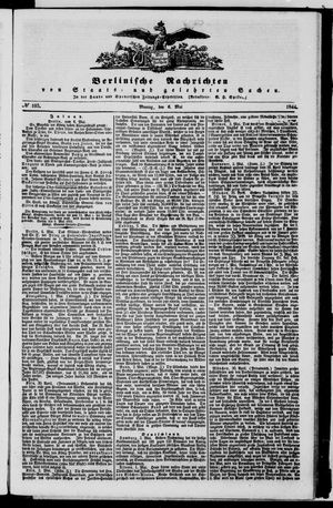 Berlinische Nachrichten von Staats- und gelehrten Sachen on May 6, 1844