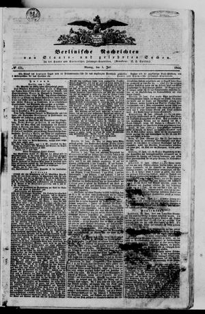 Berlinische Nachrichten von Staats- und gelehrten Sachen on Jul 1, 1844