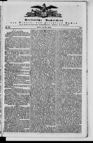 Berlinische Nachrichten von Staats- und gelehrten Sachen vom 26.08.1844
