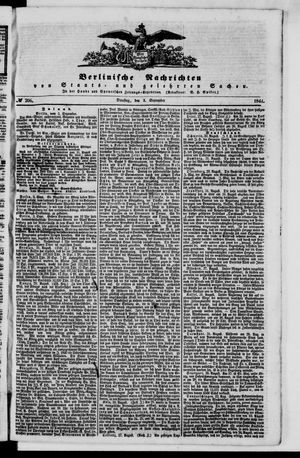 Berlinische Nachrichten von Staats- und gelehrten Sachen vom 03.09.1844