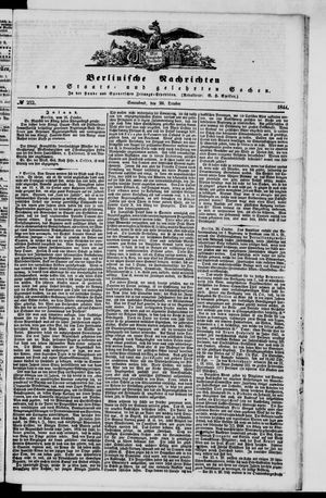 Berlinische Nachrichten von Staats- und gelehrten Sachen vom 26.10.1844