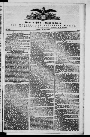 Berlinische Nachrichten von Staats- und gelehrten Sachen vom 29.10.1844