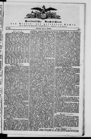 Berlinische Nachrichten von Staats- und gelehrten Sachen vom 09.11.1844