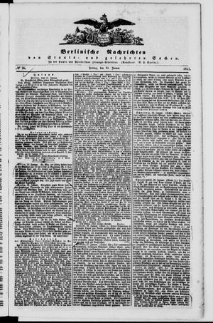 Berlinische Nachrichten von Staats- und gelehrten Sachen vom 31.01.1845